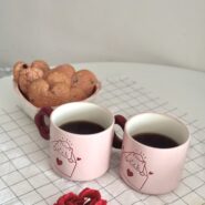 ماگ سرامیکی گربه قلب دار