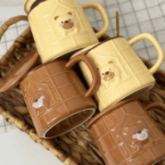 ماگ تدی سرامیکی – فانتزی خرسی بامزه و شیک