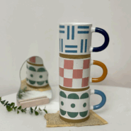 ماگ طرح انتزاعی و هندسی – خاص، مدرن و درجهیک